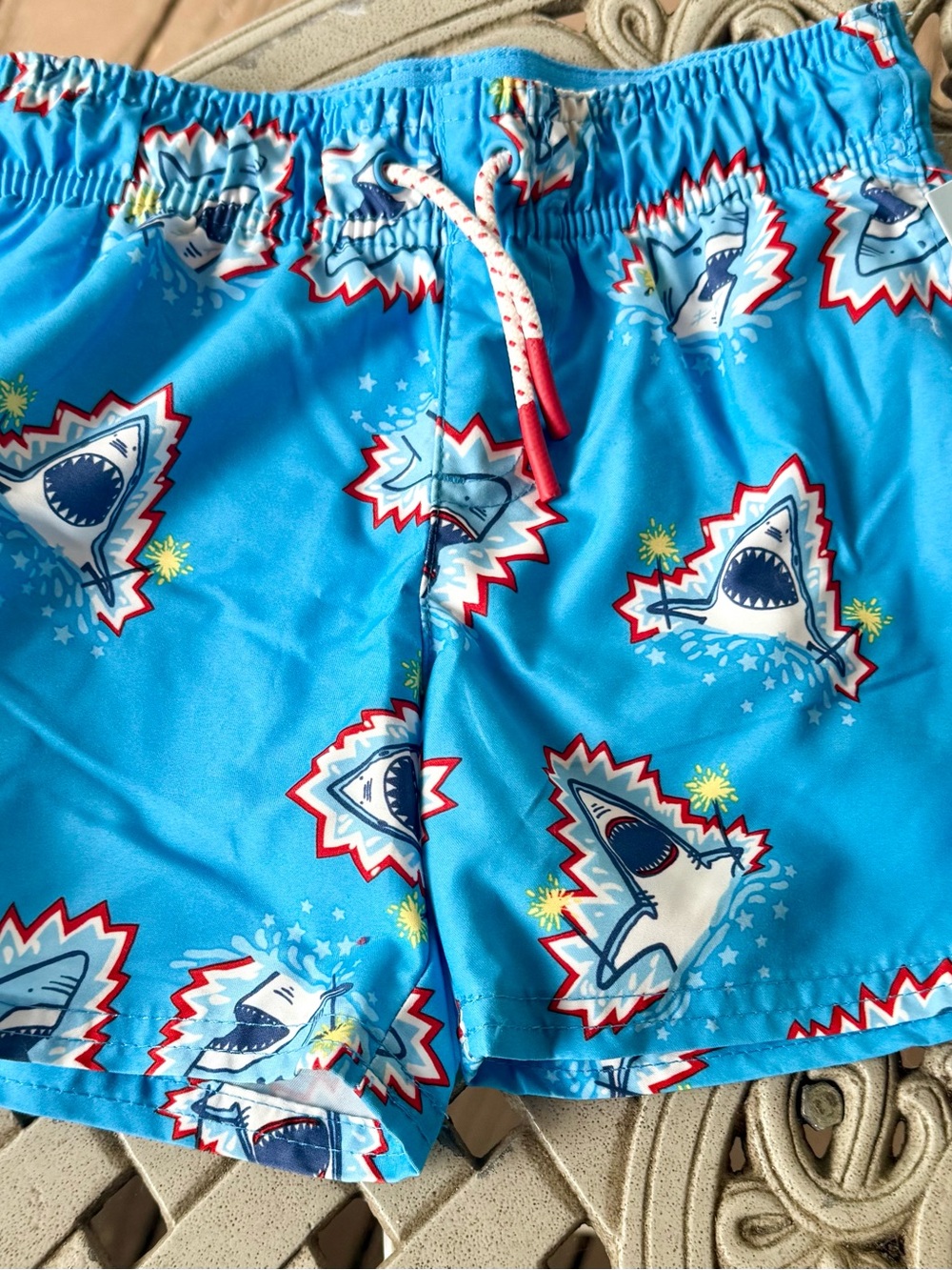 Cat & Jack Toddler Swim Shorts in Aqua Blue